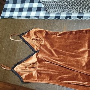 Beautiful Suede satin feeling dress